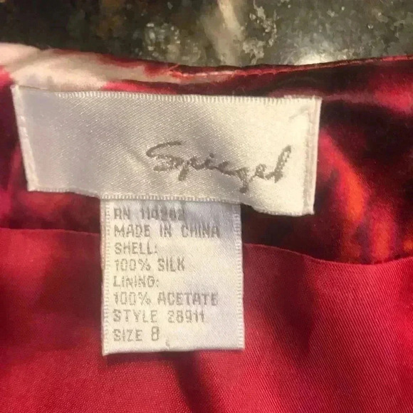 Spiegel silk skirt fully lined size 8 - Picture 3 of 3